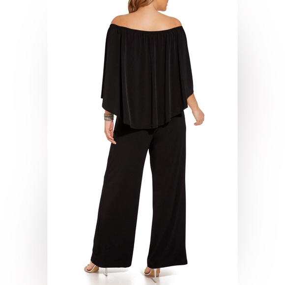 Boston Proper Triple Threat Convertible Black Jumpsuit Size L Made USA - Picture 2 of 16